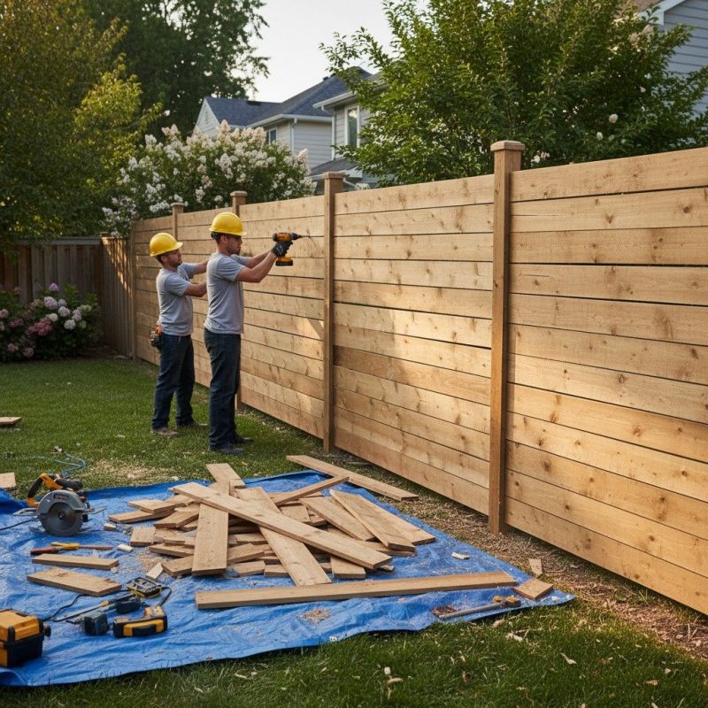 Handyman Fence Repair detail